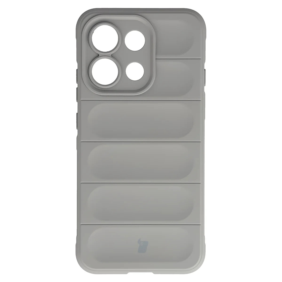 Robuste Handyhülle für Oppo Reno16 F / Reno16 FS 5G, Bizon Case Tur, Hellgrau