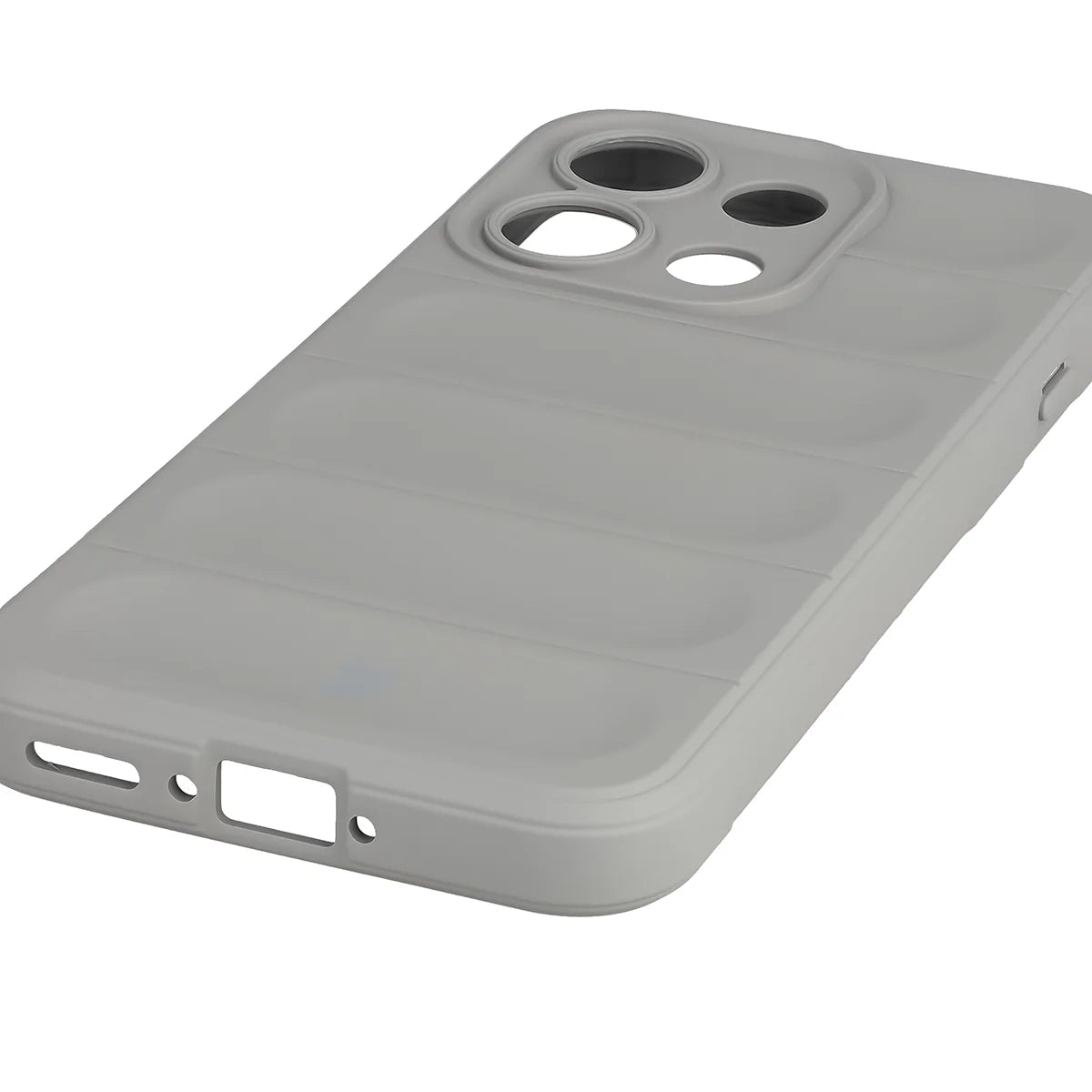 Robuste Handyhülle für Oppo Reno16 F / Reno16 FS 5G, Bizon Case Tur, Hellgrau