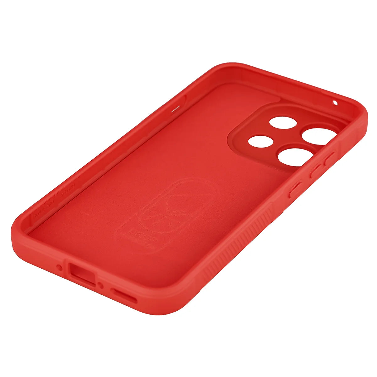 Robuste Handyhülle für Oppo Reno16 F / Reno16 FS 5G, Bizon Case Tur, Rot