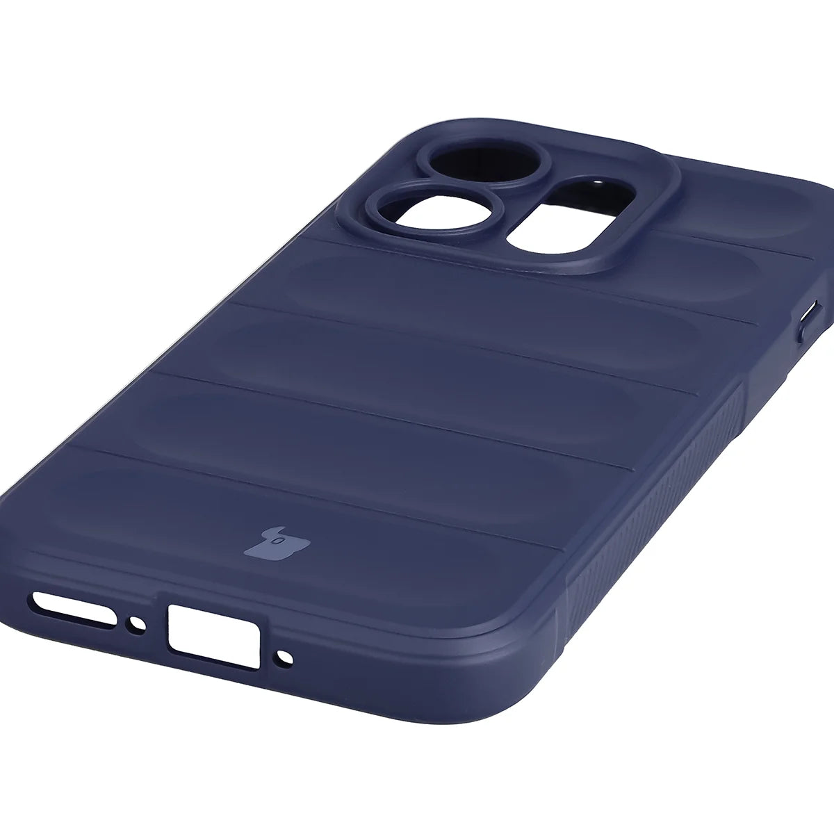 Robuste Handyhülle für Oppo Reno16 / Reno16 Pro 5G, Bizon Case Tur, Dunkelblau