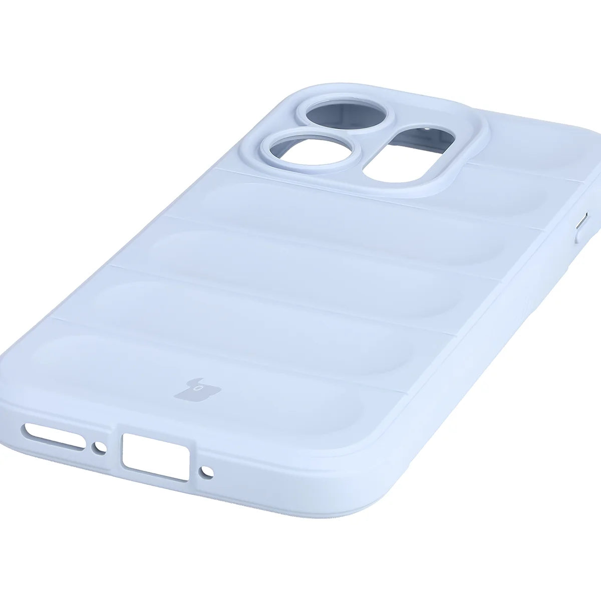 Robuste Handyhülle für Oppo Reno16 / Reno16 Pro 5G, Bizon Case Tur, Hellblau