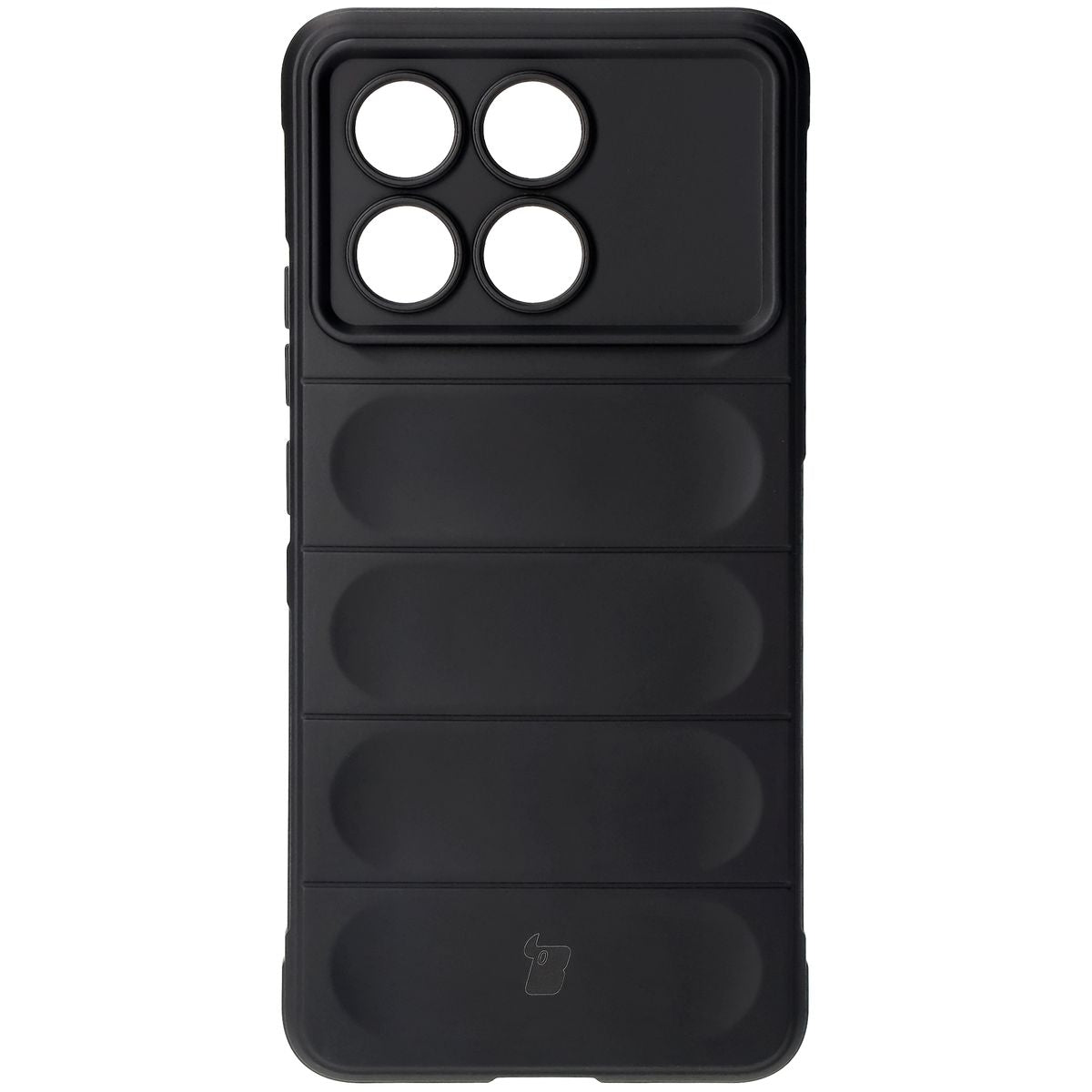 Robuste Handyhülle für Xiaomi Poco F6 Pro, Bizon Case Tur, Schwarz