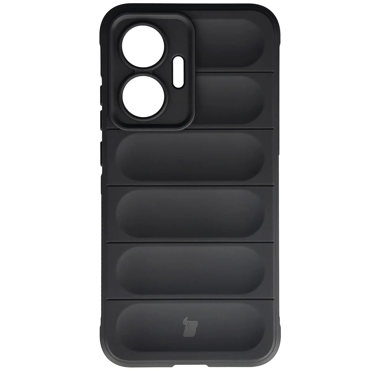 Robuste Handyhülle für Xiaomi POCO F7, Bizon Case Tur, Schwarz