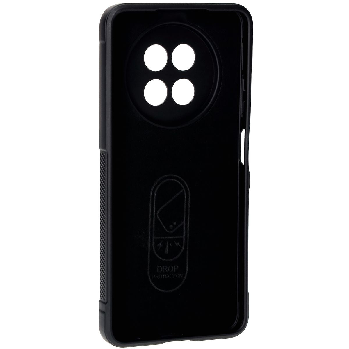 Robuste Handyhülle für Realme 12 / 12x, Bizon Case Tur, Schwarz