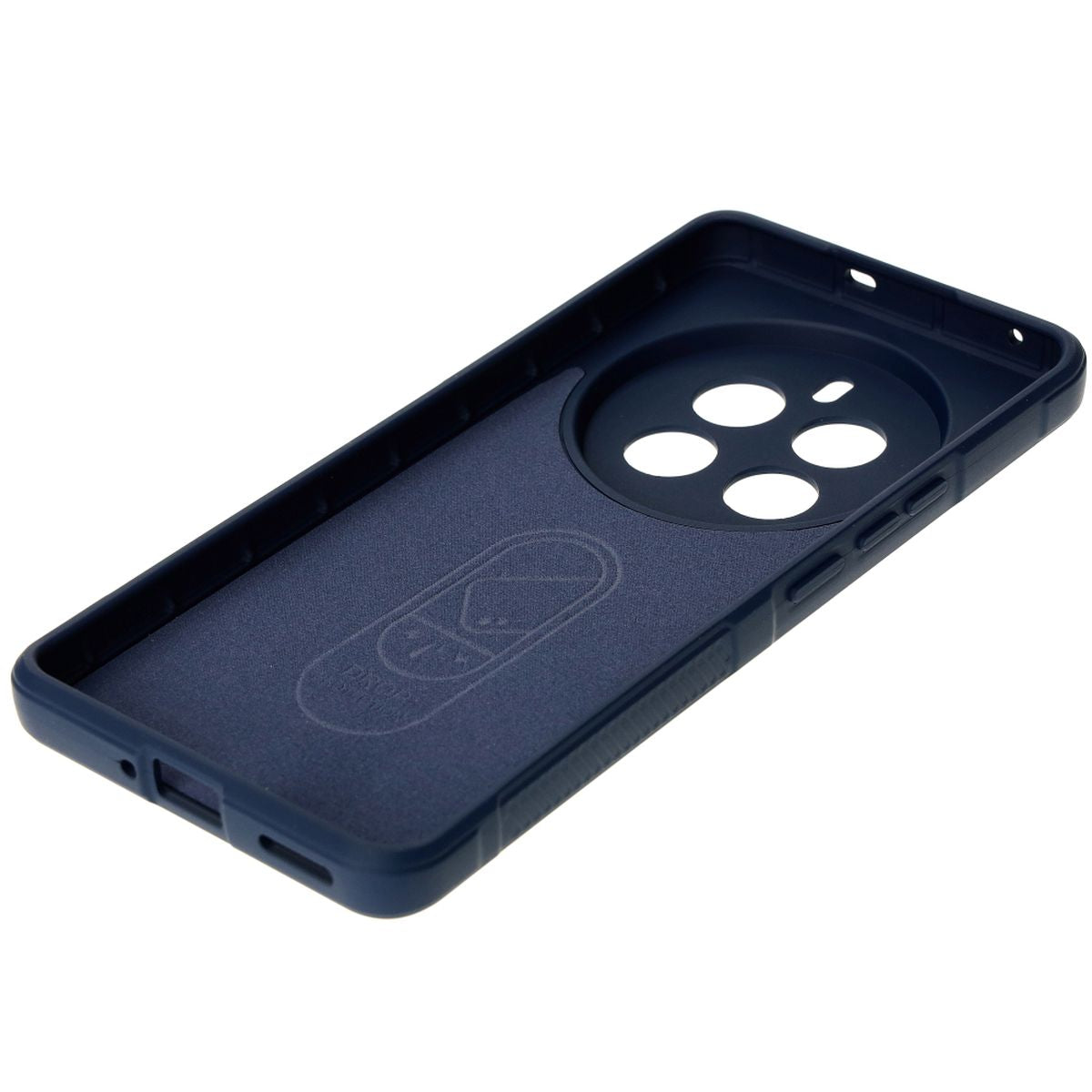 Robuste Schutzhülle für Realme 12 Pro / 12 Pro+, Bizon Case Tur, Dunkelblau