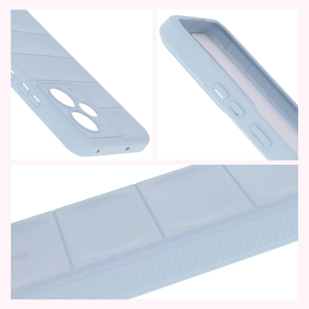 Robuste Handyhülle für Realme 14T 5G, Bizon Case Tur, Hellblau