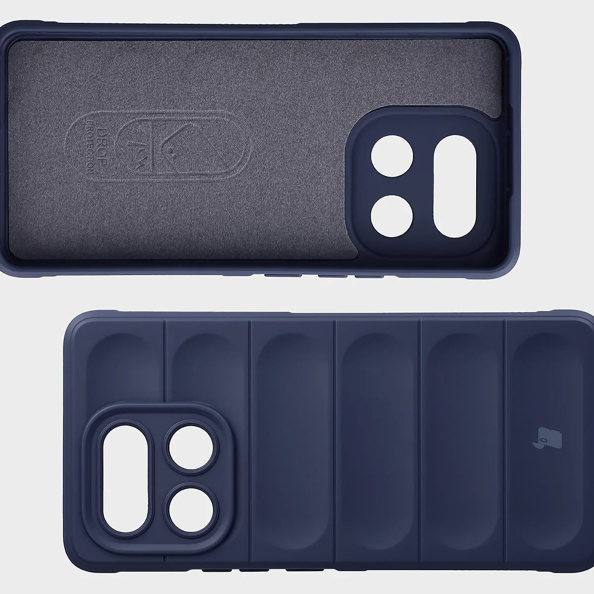 Robuste Handyhülle für Realme 16 Pro Plus 5G, Bizon Case Tur, Dunkelblau