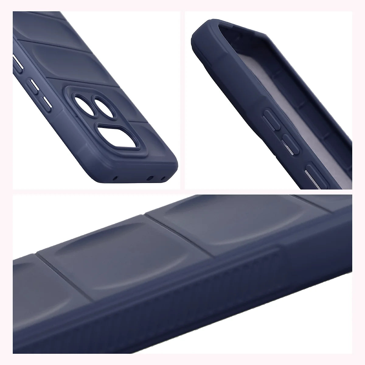 Robuste Handyhülle für Realme 16 Pro Plus 5G, Bizon Case Tur, Dunkelblau