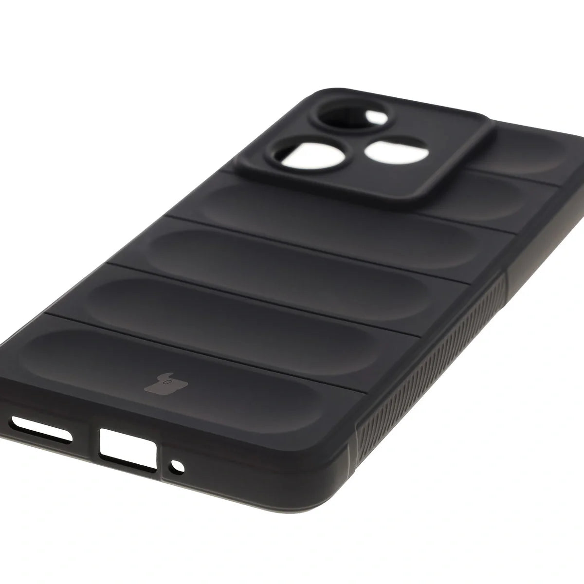 Robuste Handyhülle für Realme GT 7 / 7T, Bizon Case Tur, Schwarz