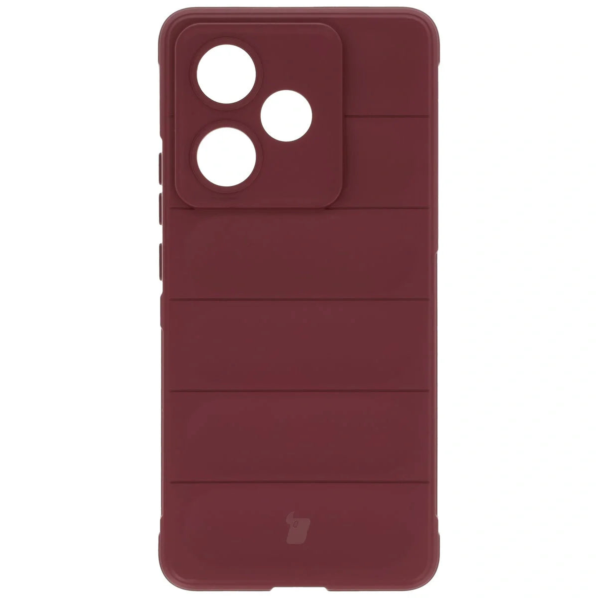 Robuste Handyhülle für Realme GT 7 / 7T, Bizon Case Tur, Burgunderrot