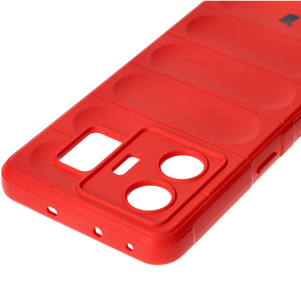 Robuste Handyhülle für Realme GT3, Bizon Case Tur, Rot