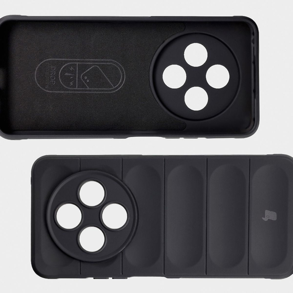 Robuste Handyhülle für Xiaomi Redmi 14C 4G / POCO C75, Bizon Case Tur, Schwarz