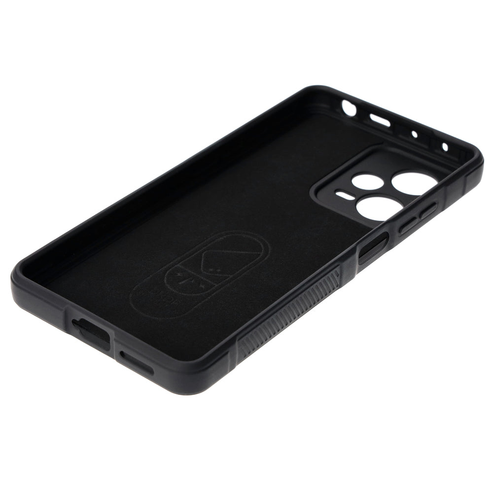 Robuste Handyhülle für Xiaomi Redmi Note 12 Pro+ 5G, Bizon Case Tur, Schwarz