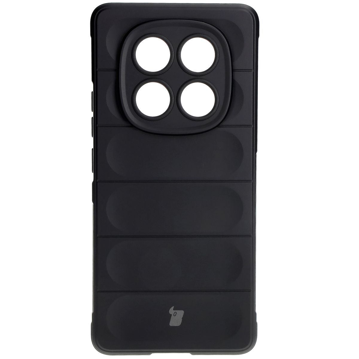 Robuste Handyhülle für Xiaomi Redmi Note 14 Pro 4G, Bizon Case Tur, Schwarz