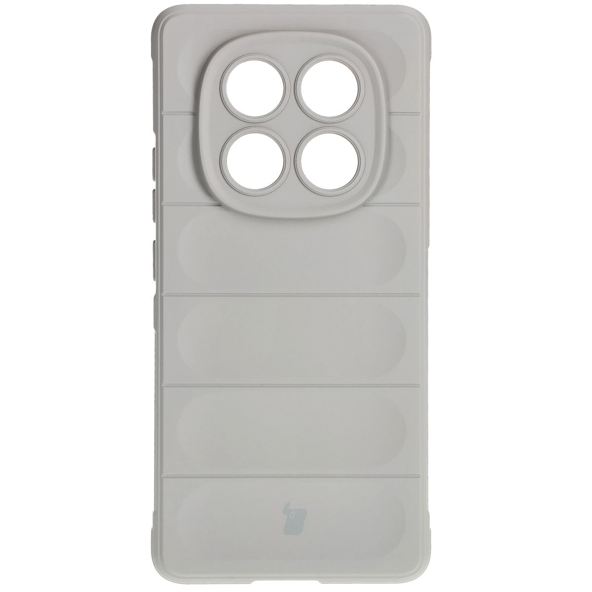 Robuste Handyhülle für Xiaomi Redmi Note 14 Pro 4G, Bizon Case Tur, Hellgrau