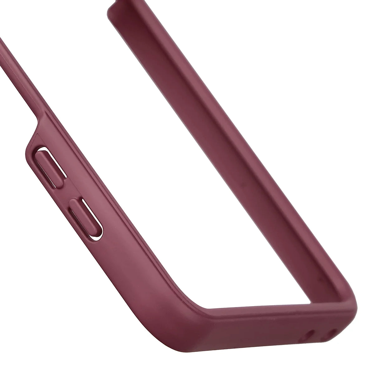 Robuste Handyhülle für Galaxy Z Flip8, Bizon Case Tur, Burgunderrot