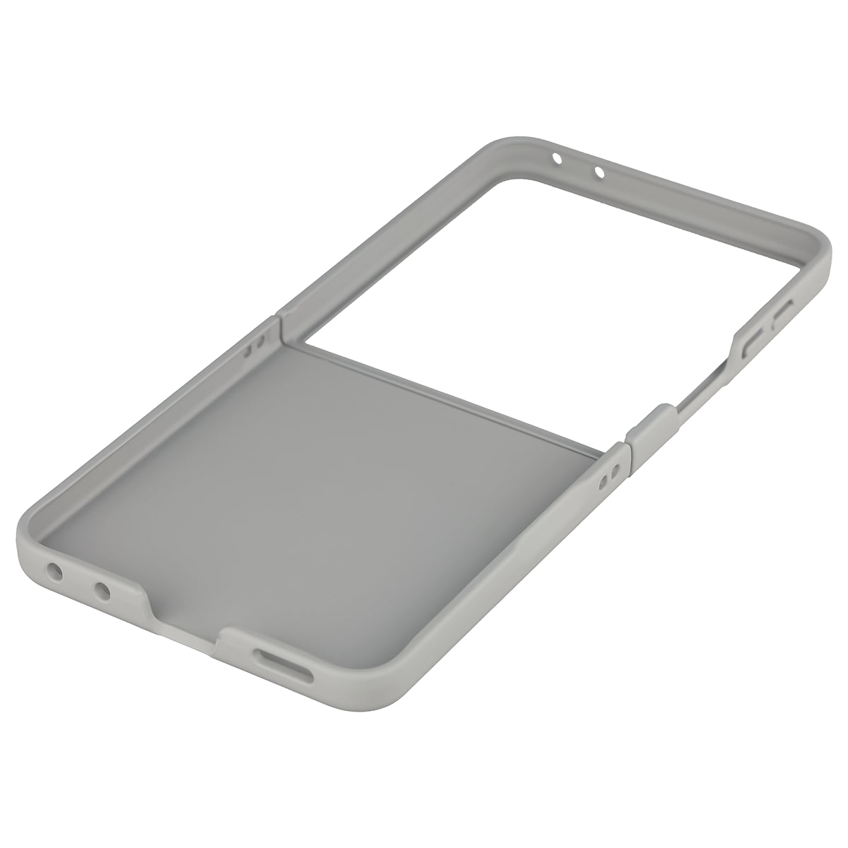 Robuste Handyhülle für Galaxy Z Flip8, Bizon Case Tur, Hellgrau
