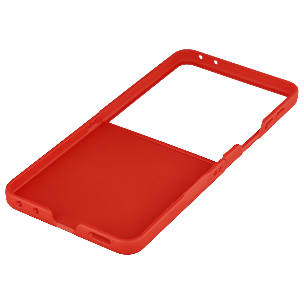Robuste Handyhülle für Galaxy Z Flip8, Bizon Case Tur, Rot