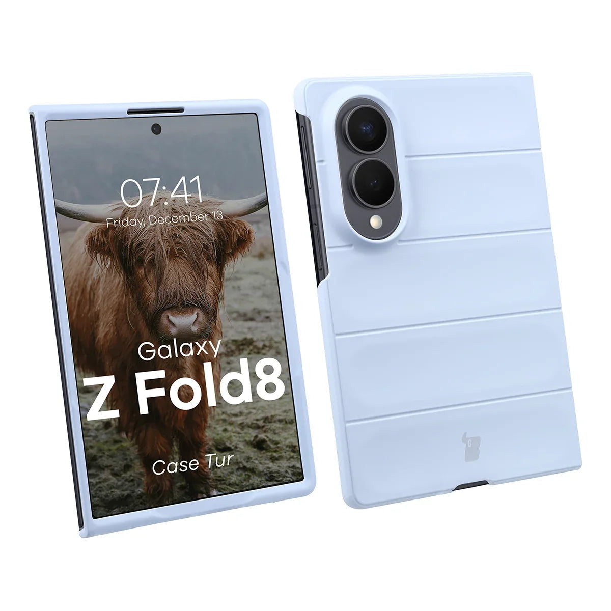 Robuste Handyhülle für Galaxy Z Fold8, Bizon Case Tur, Hellblau