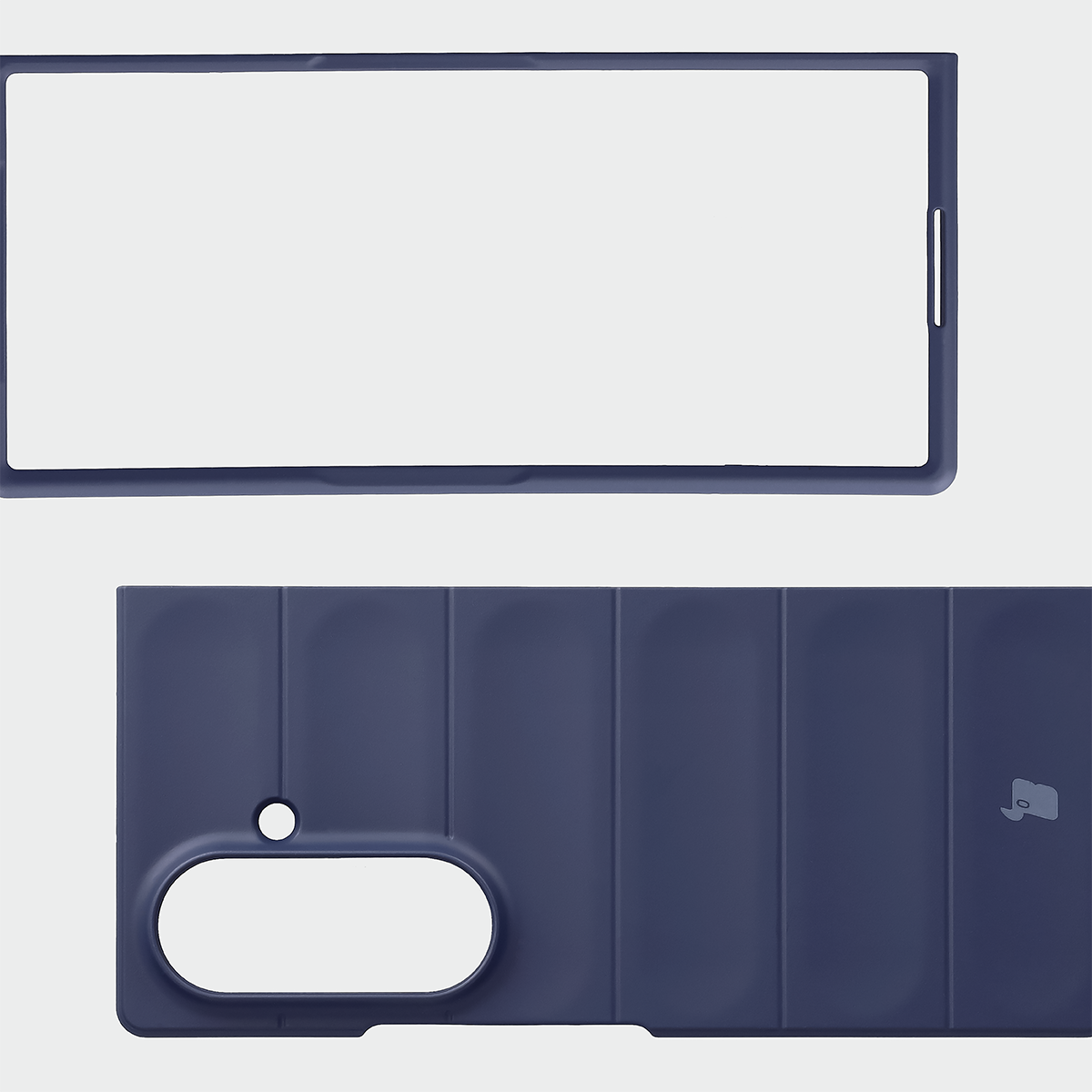 Robuste Handyhülle für Galaxy Z Fold8 Ultra, Bizon Case Tur, Dunkelblau
