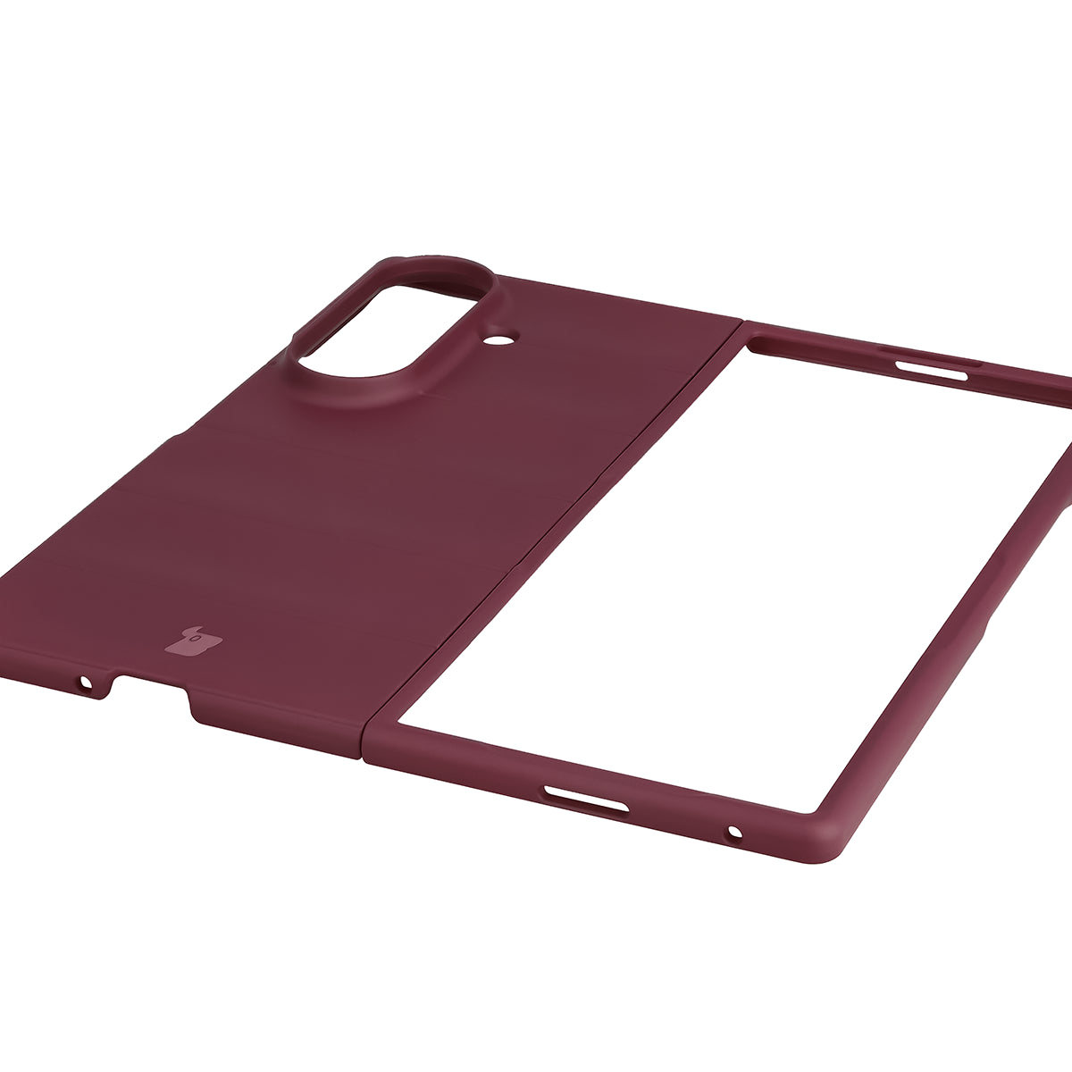Robuste Handyhülle für Galaxy Z Fold8 Ultra, Bizon Case Tur, Burgunderrot