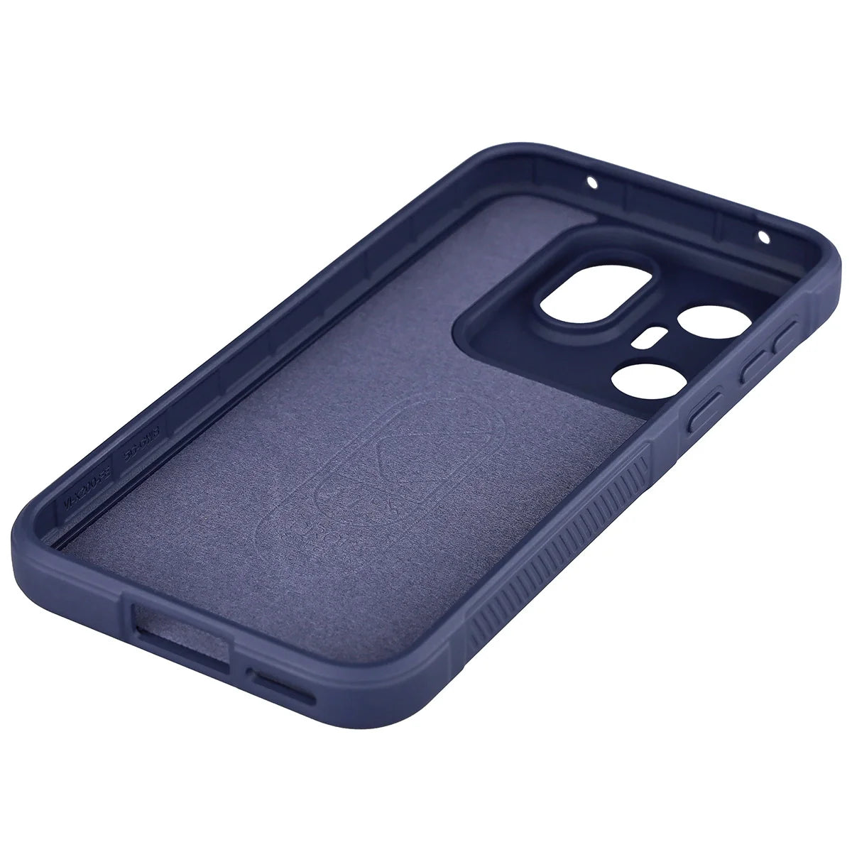 Robuste Handyhülle für Vivo X200 FE, Bizon Case Tur, Dunkelblau