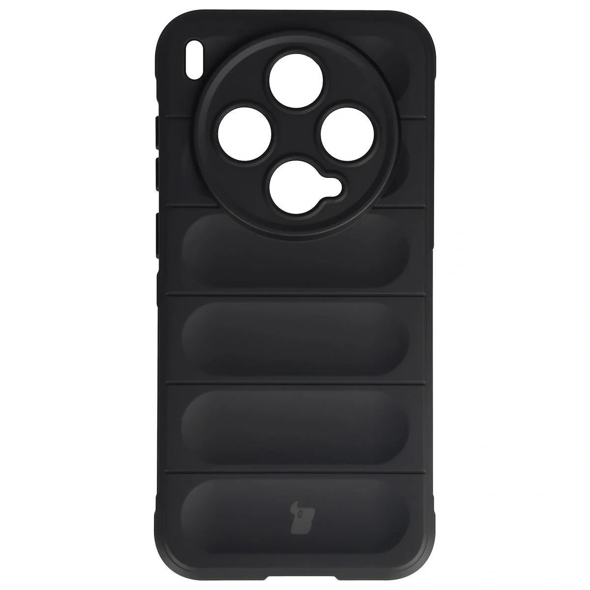 Robuste Handyhülle für Vivo X300, Bizon Case Tur, Schwarz