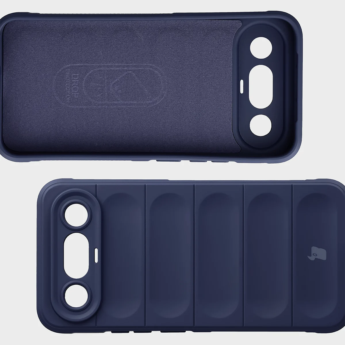 Robuste Handyhülle für Vivo X300 FE, Bizon Case Tur, Dunkelblau