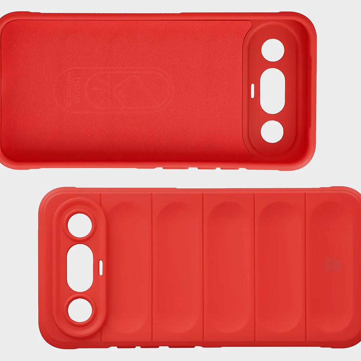 Robuste Handyhülle für Vivo X300 FE, Bizon Case Tur, Rot