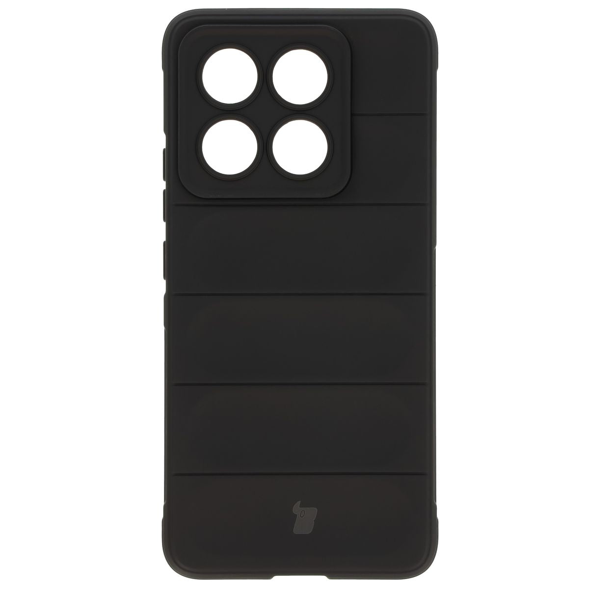 Robuste Handyhülle für Xiaomi 14T, Bizon Case Tur, Schwarz