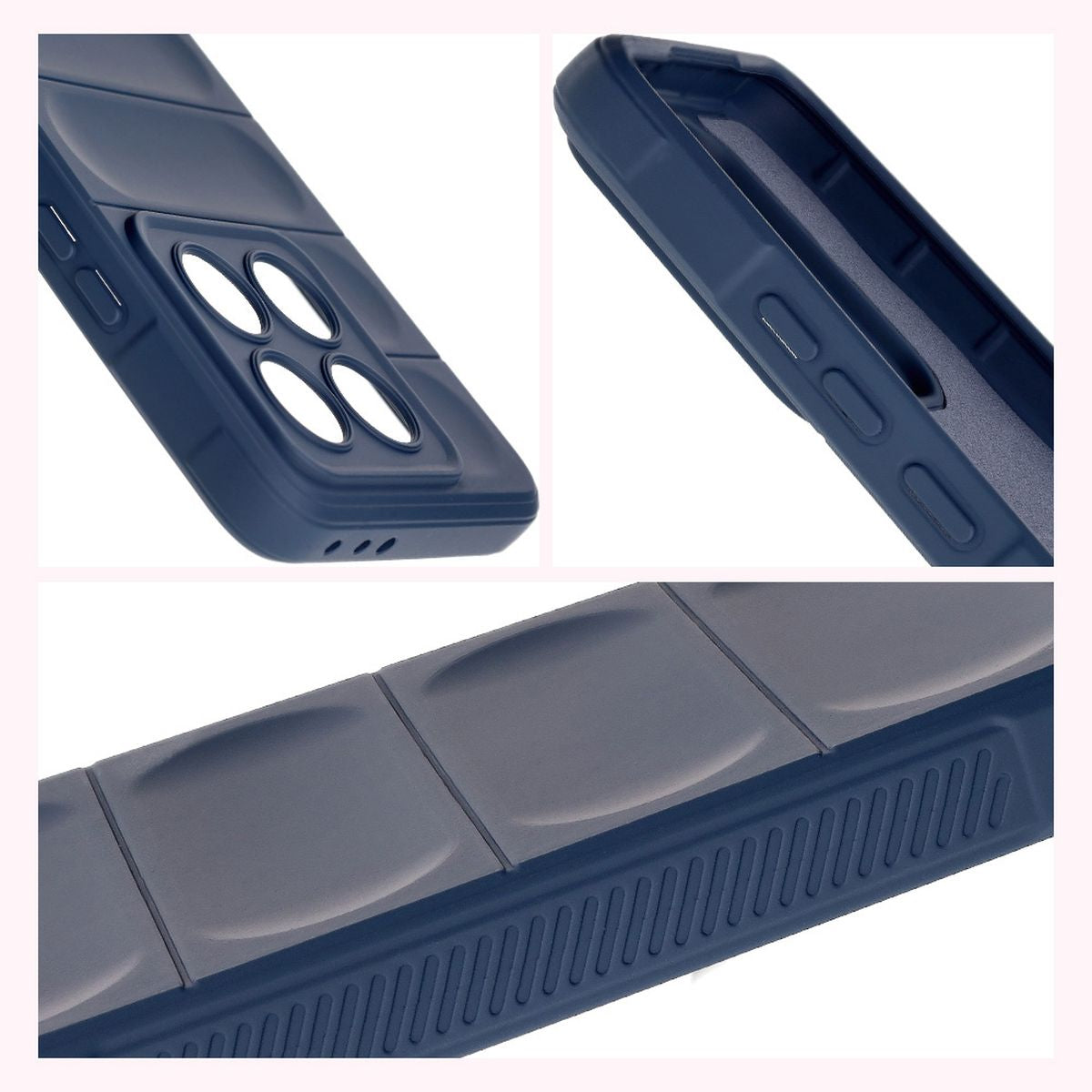 Robuste Handyhülle für Xiaomi 14T, Bizon Case Tur, Dunkelblau