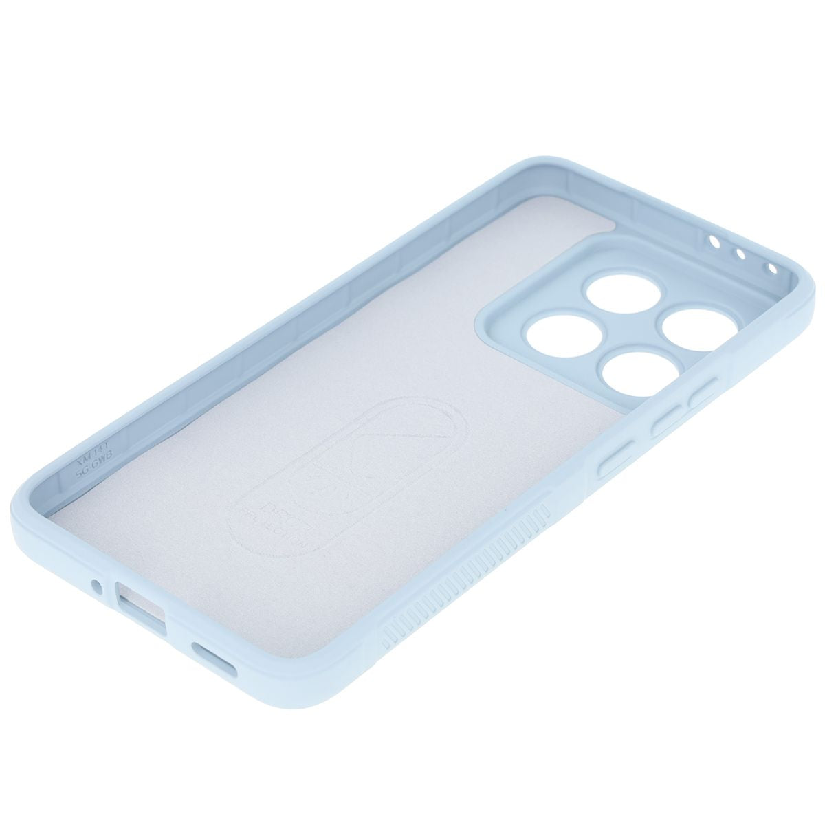 Robuste Handyhülle für Xiaomi 14T, Bizon Case Tur, Hellblau