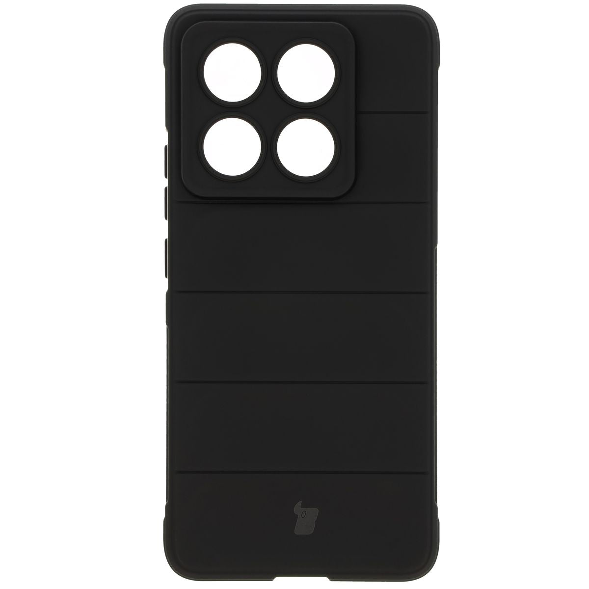 Robuste Handyhülle für Xiaomi 14T Pro, Bizon Case Tur, Schwarz