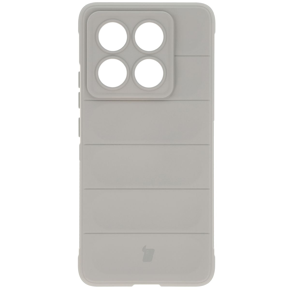 Robuste Handyhülle für Xiaomi 14T Pro, Bizon Case Tur, Hellgrau