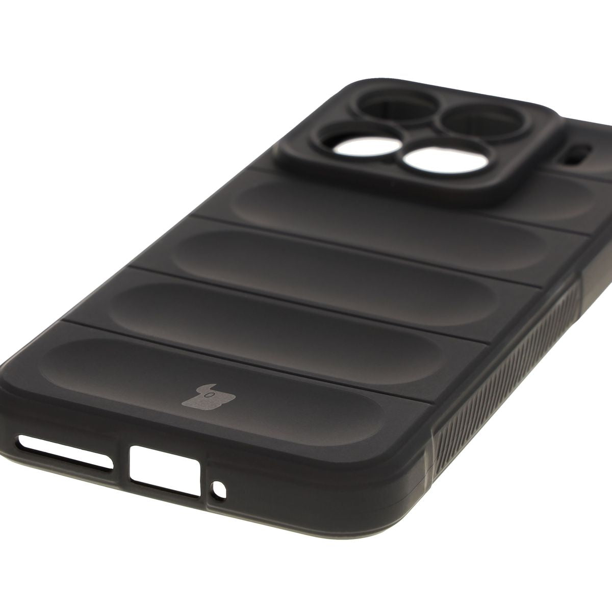 Robuste Handyhülle für Xiaomi 15, Bizon Case Tur, Schwarz