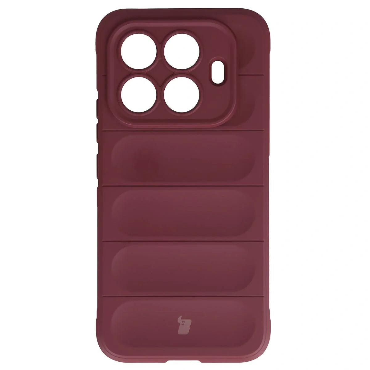 Robuste Handyhülle für Xiaomi 15T Pro, Bizon Case Tur, Burgunderrot