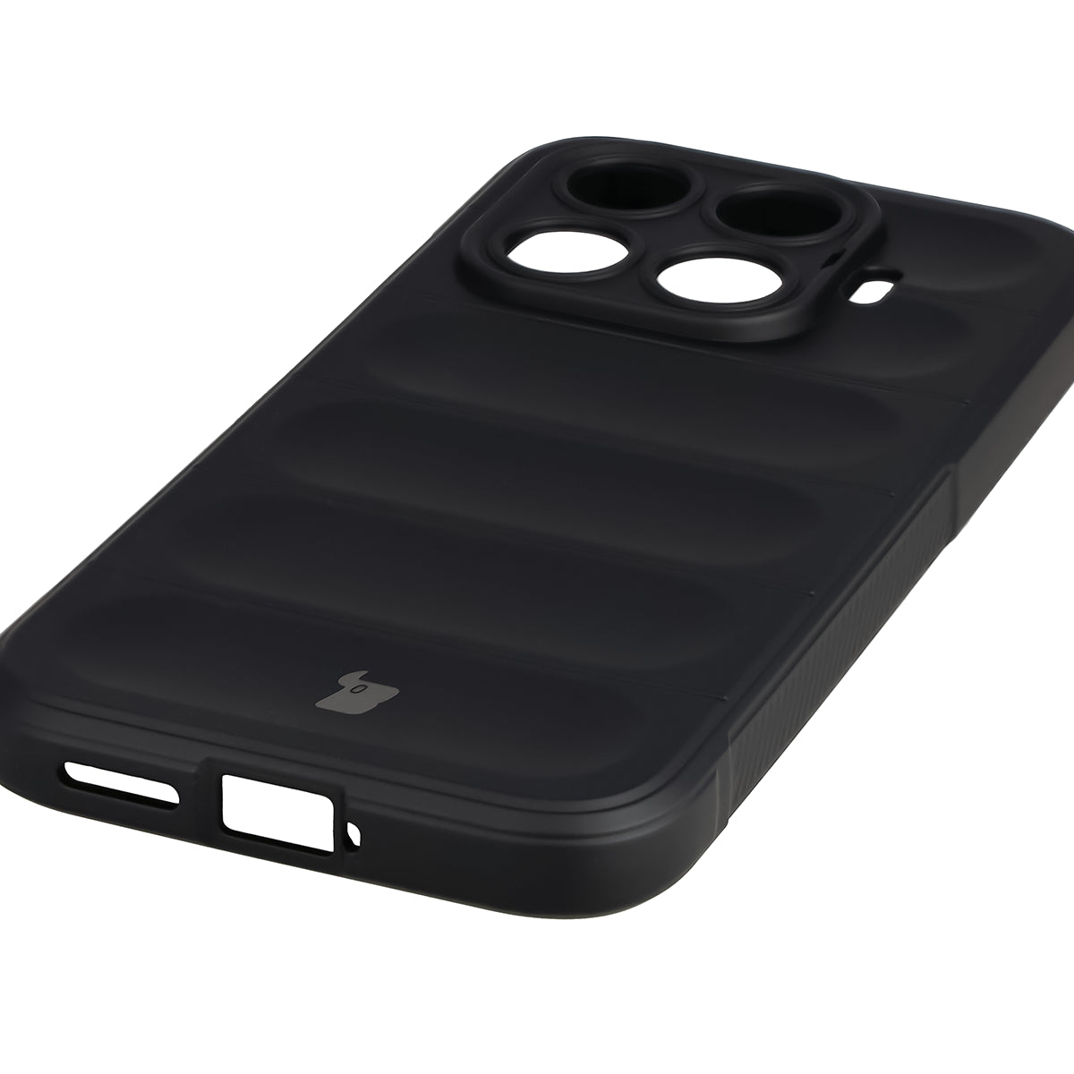 Robuste Handyhülle für Xiaomi 17T, Bizon Case Tur, Schwarz