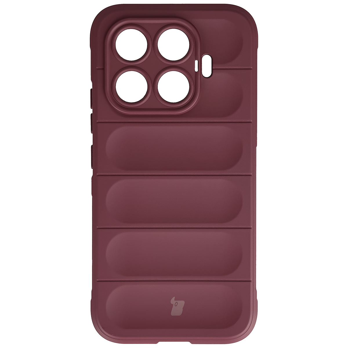 Robuste Handyhülle für Xiaomi 17T, Bizon Case Tur, Burgunderrot