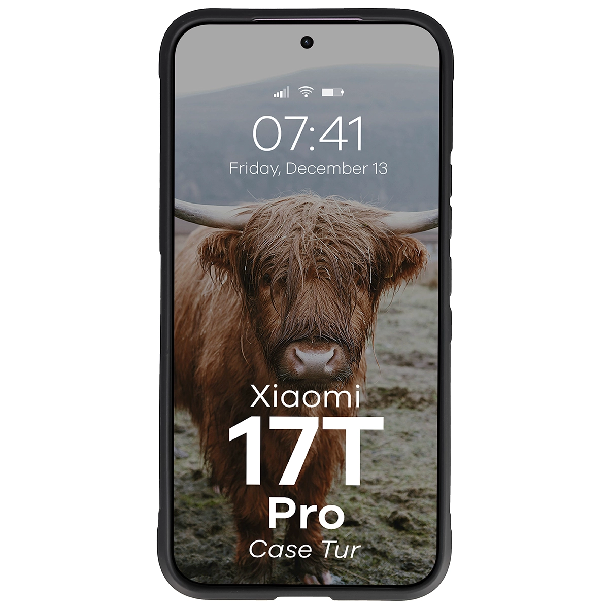 Pancerne etui Bizon Case Tur do Xiaomi 17T Pro, czarne