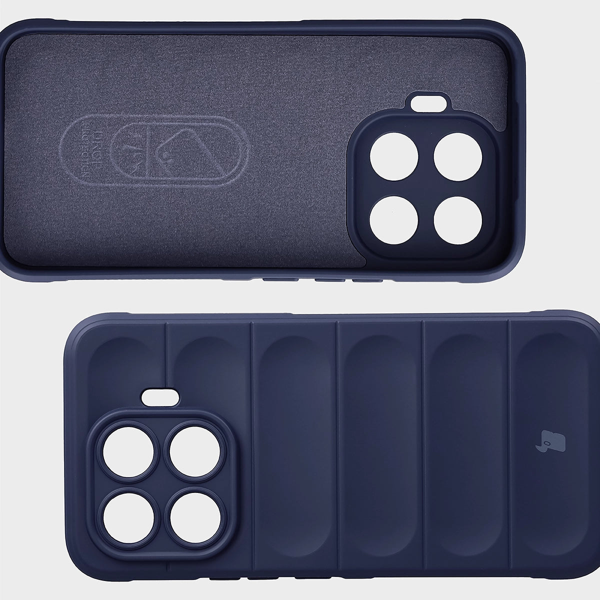 Pancerne etui Bizon Case Tur do Xiaomi 17T Pro, granatowe