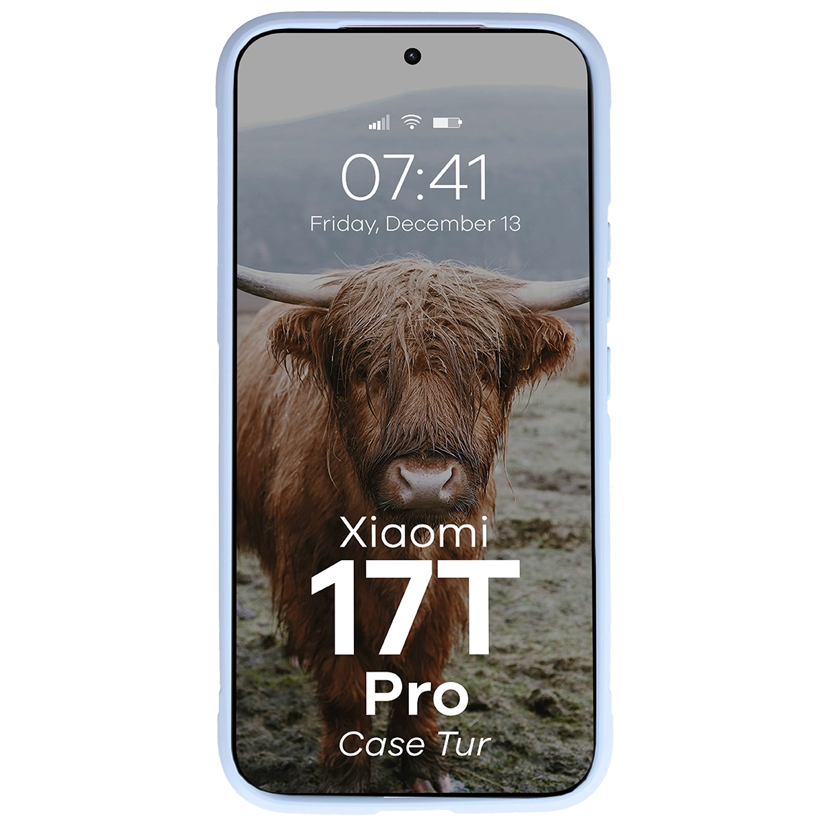 Pancerne etui Bizon Case Tur do Xiaomi 17T Pro, jasnoniebieskie
