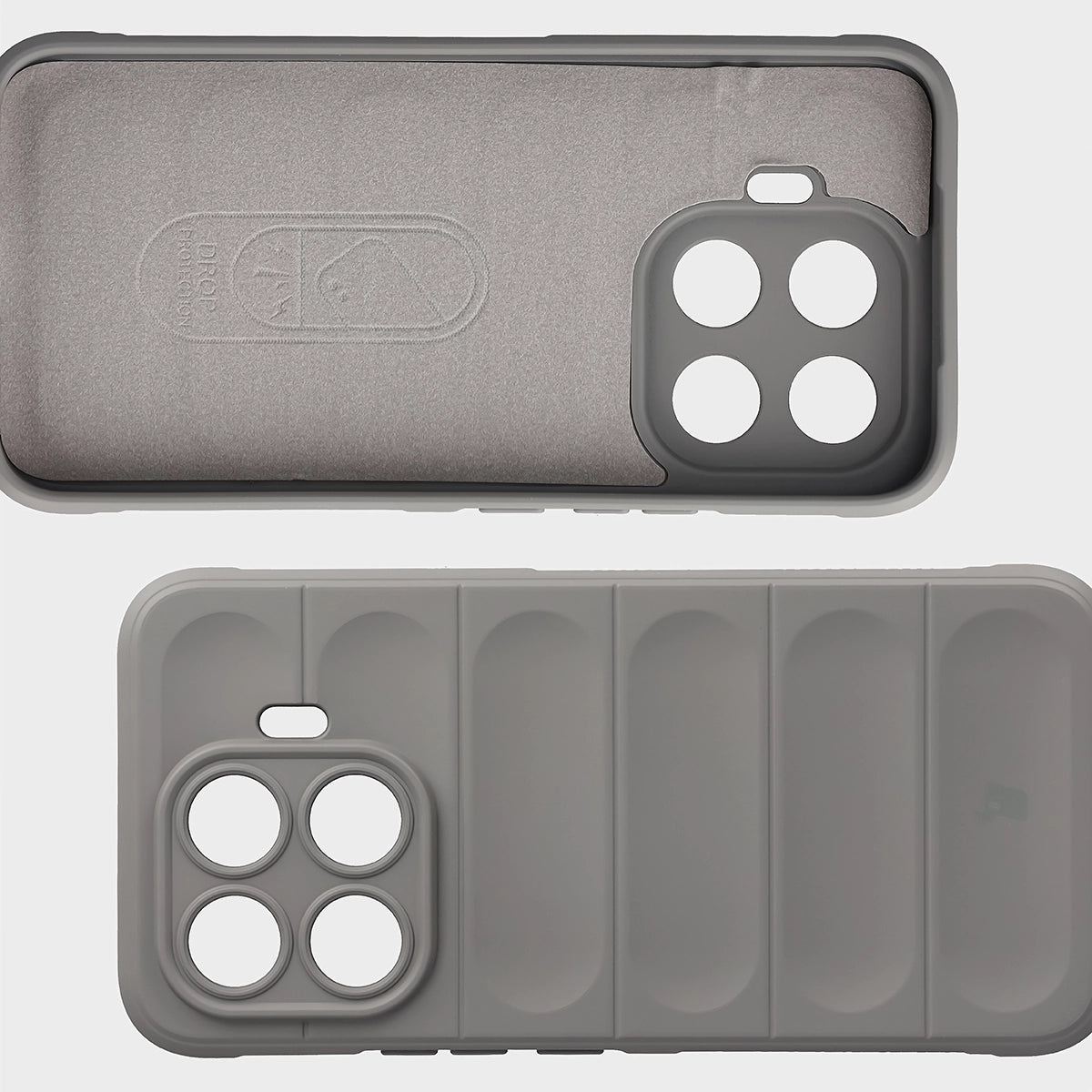 Pancerne etui Bizon Case Tur do Xiaomi 17T Pro, jasnoszare