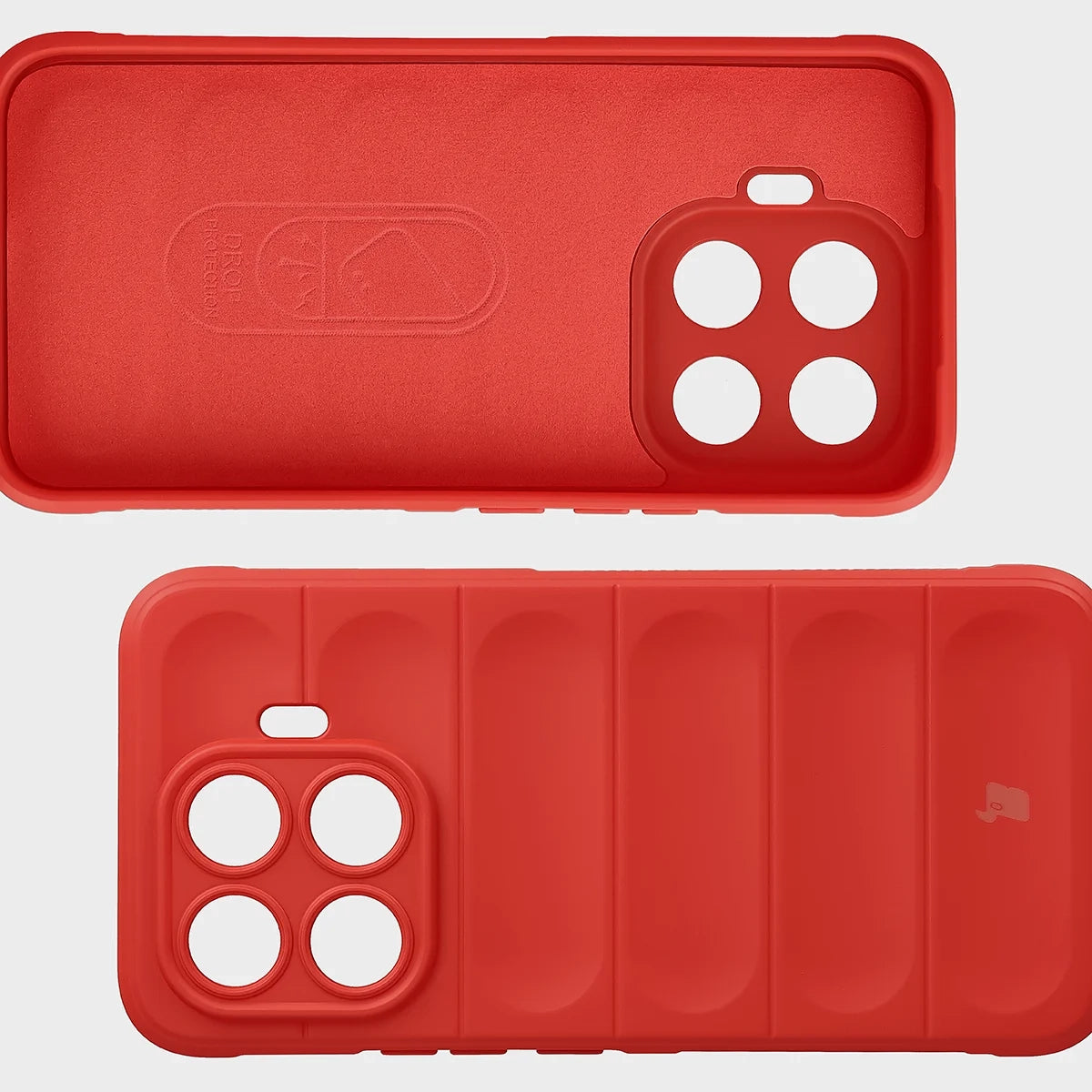 Pancerne etui Bizon Case Tur do Xiaomi 17T Pro, czerwone