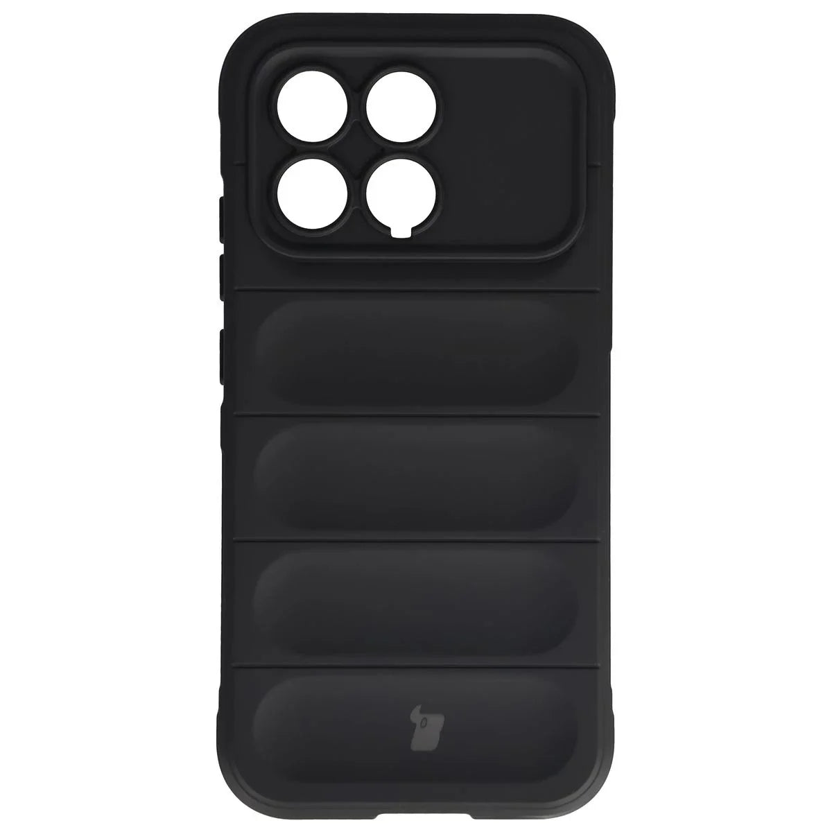 Robuste Handyhülle für Xiaomi POCO F8 Pro, Bizon Case Tur, Schwarz