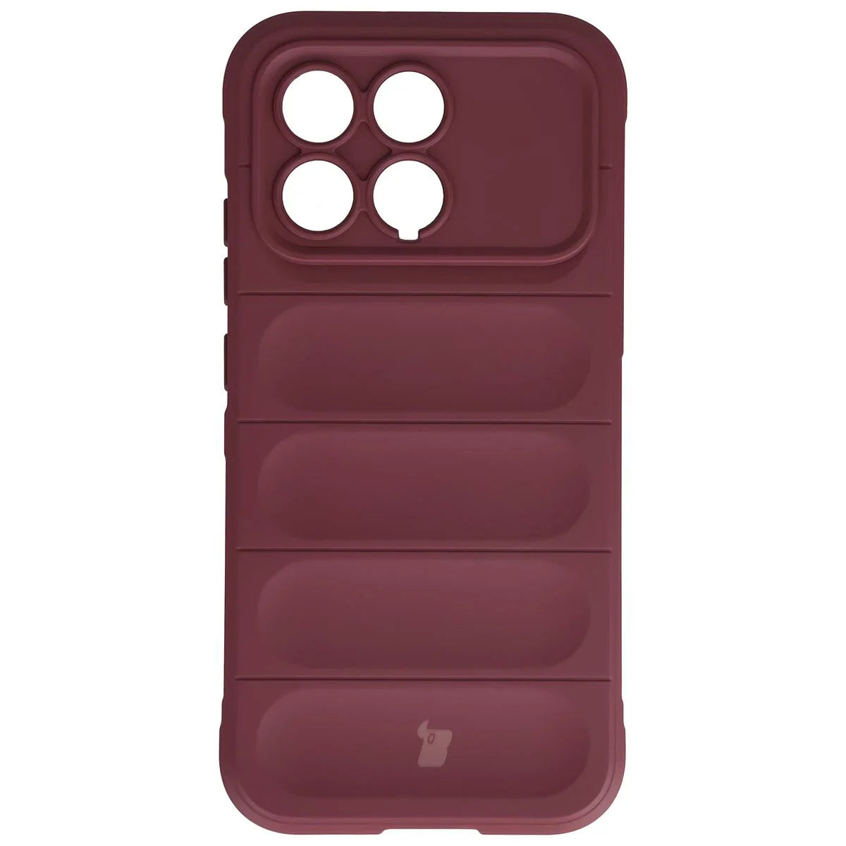 Robuste Handyhülle für Xiaomi POCO F8 Pro, Bizon Case Tur, Burgunderrot