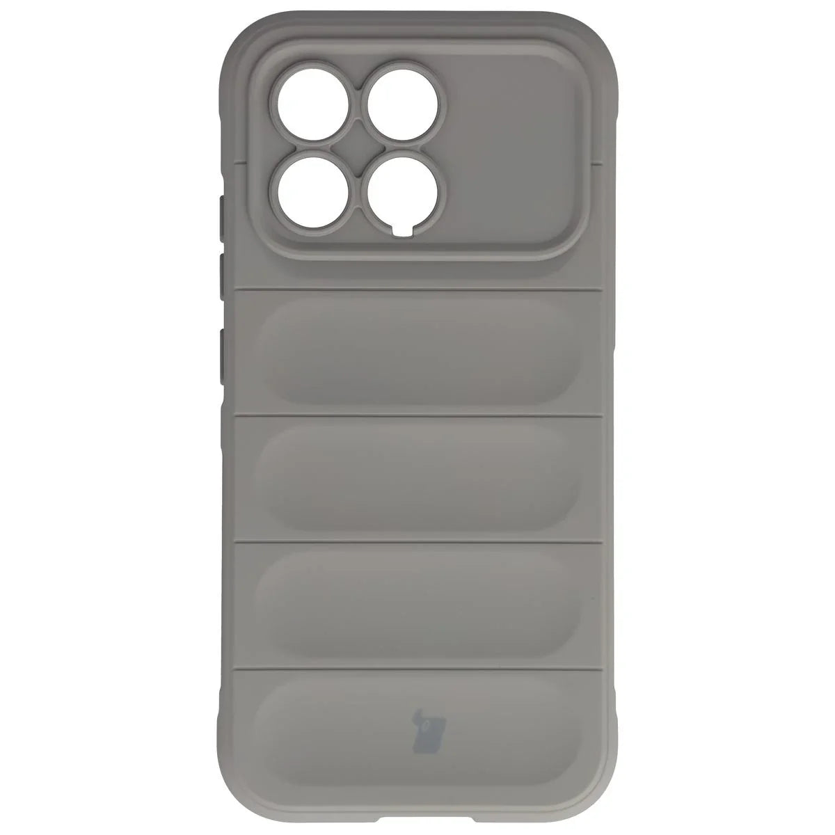 Robuste Handyhülle für Xiaomi POCO F8 Pro, Bizon Case Tur, Hellgrau