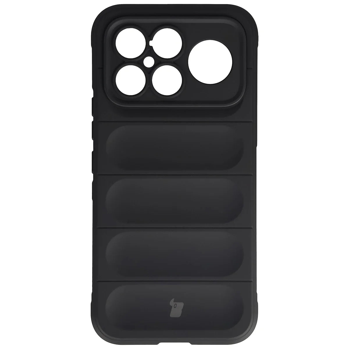 Robuste Handyhülle für Xiaomi POCO F8 Ultra, Bizon Case Tur, Schwarz