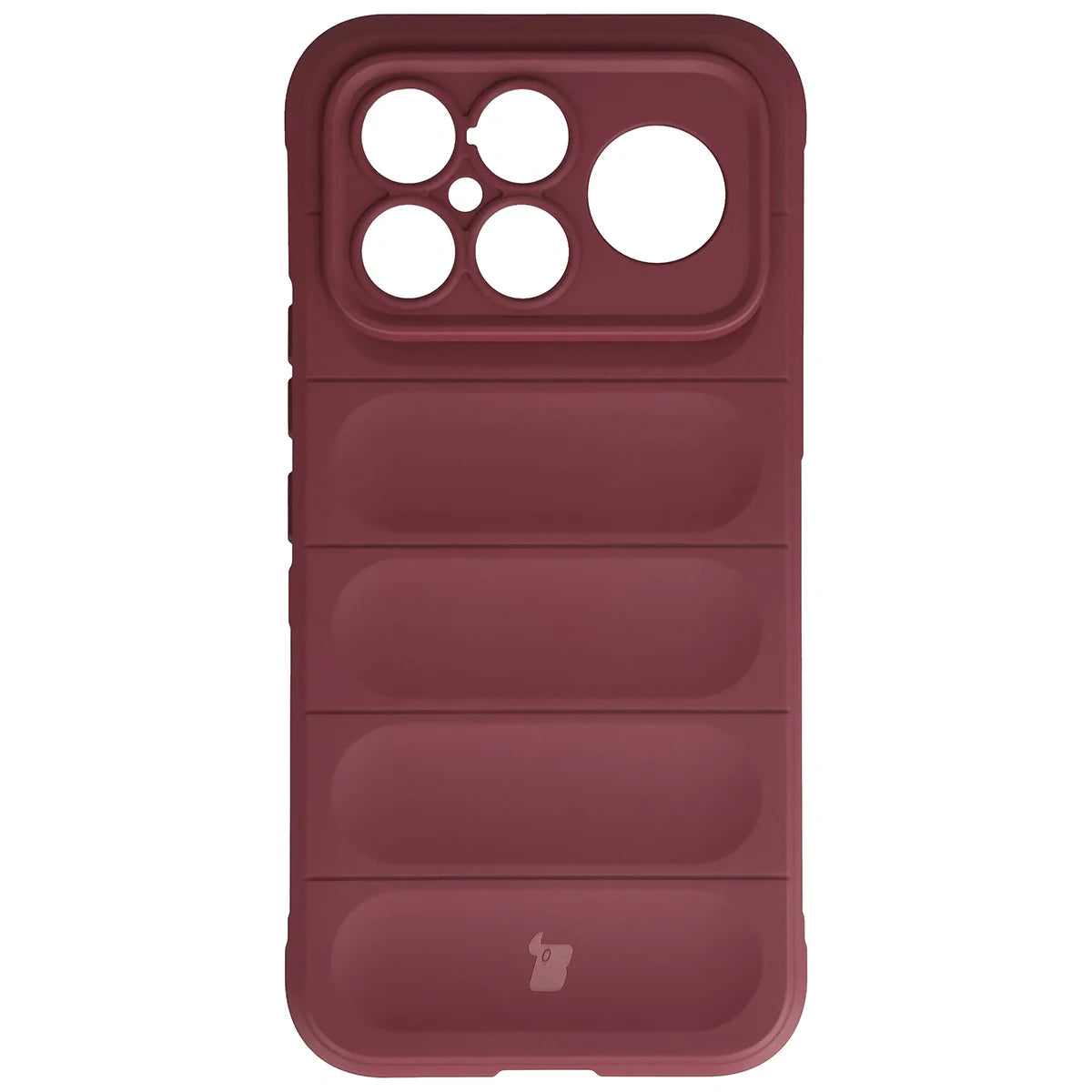 Robuste Handyhülle für Xiaomi POCO F8 Ultra, Bizon Case Tur, Burgunderrot