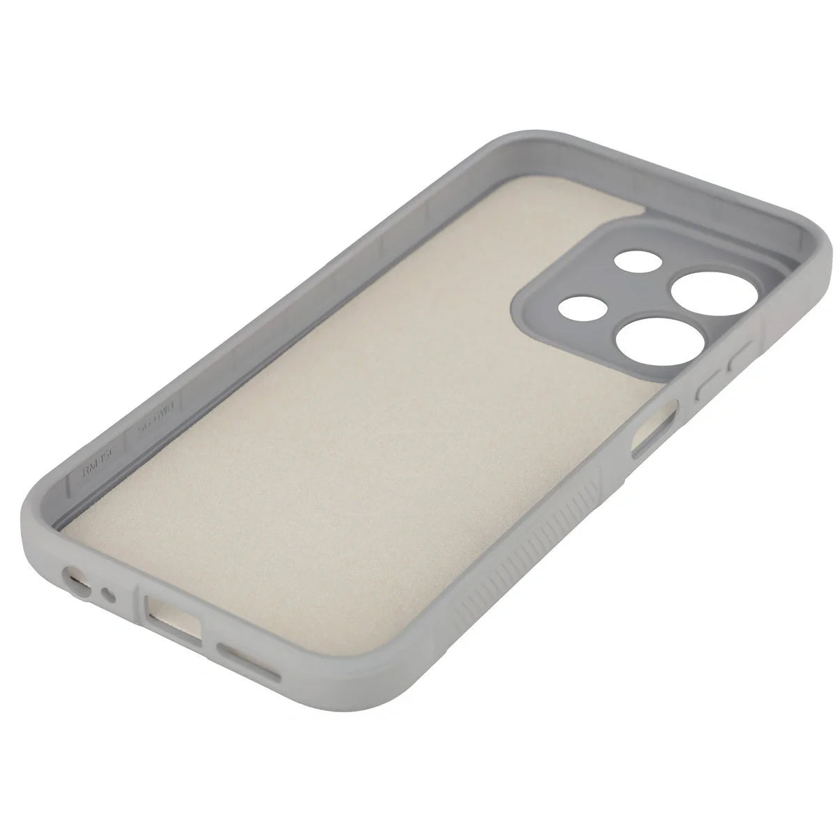Robuste Handyhülle für Xiaomi Redmi 15C 4G / 5G / POCO C85 4G, Bizon Case Tur, Hellgrau
