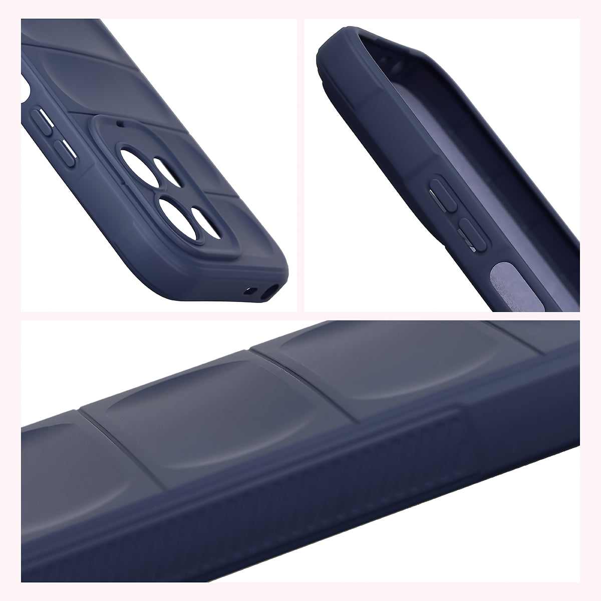 Robuste Handyhülle für Xiaomi Redmi 17 4G/5G, Bizon Case Tur, Dunkelblau (7/8)